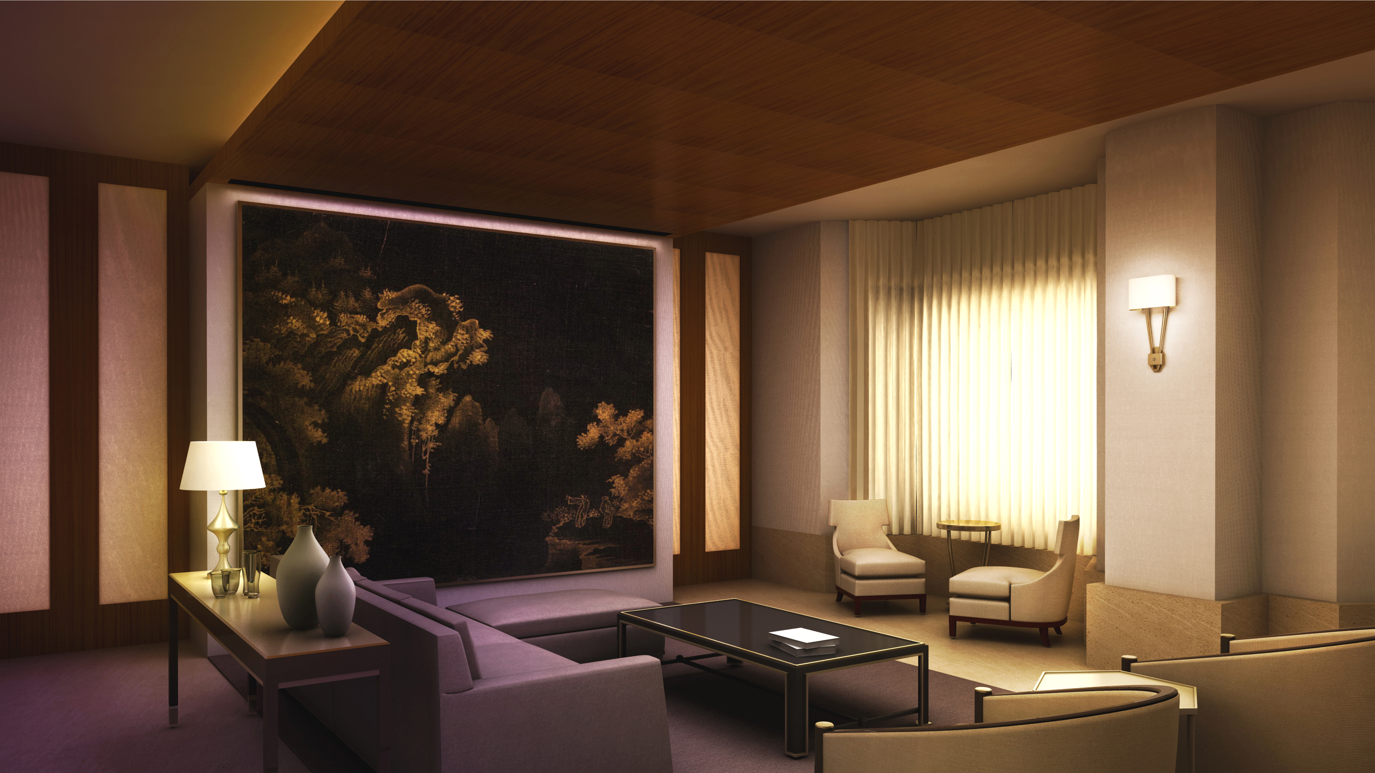 royal suite living room